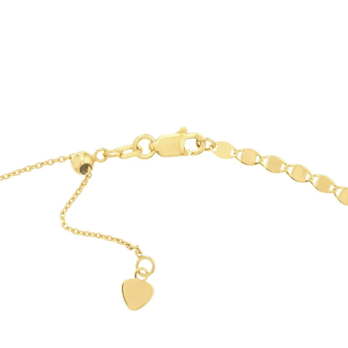 14K Gold Valentino Chain Adjustable Choker