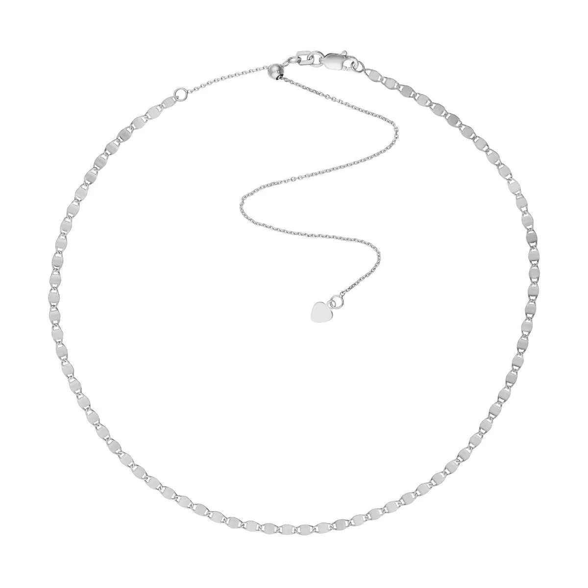 14K Gold Valentino Chain Adjustable Choker