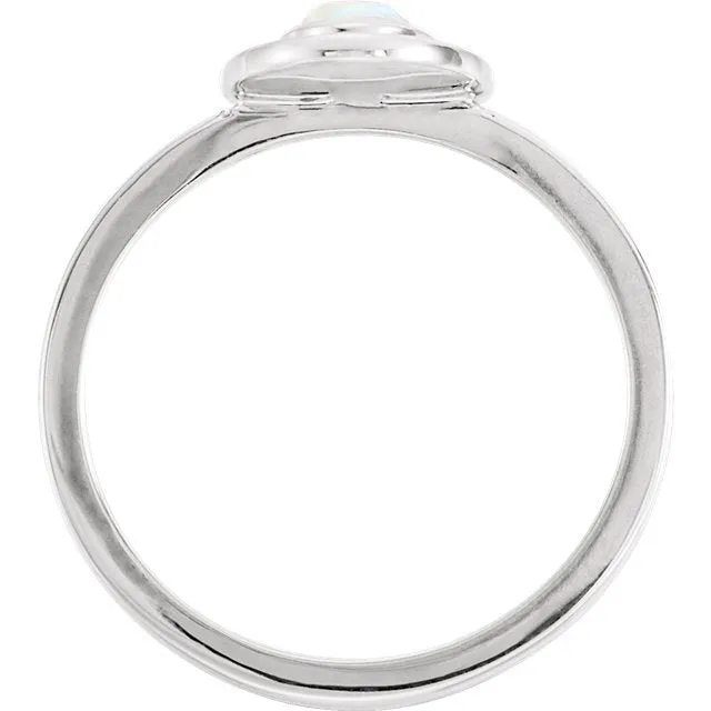 14KT GOLD 0.95 CT MOONSTONE & 1/10 CTW DIAMOND OVAL HALO RING