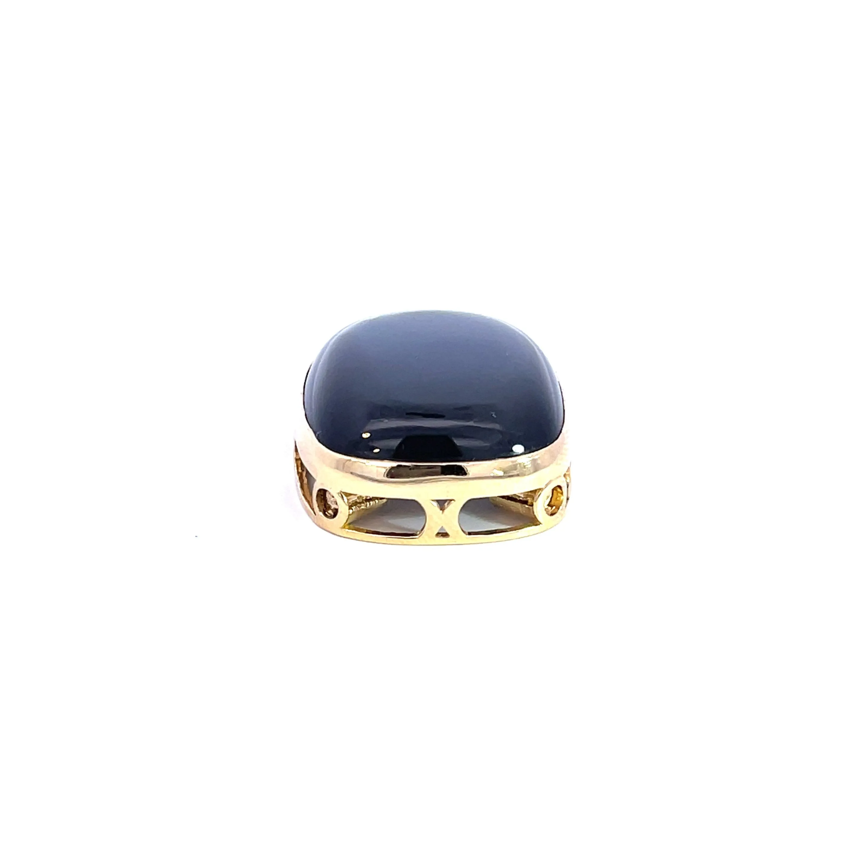 18k Yellow Gold Moonstone Modullyn Clasp