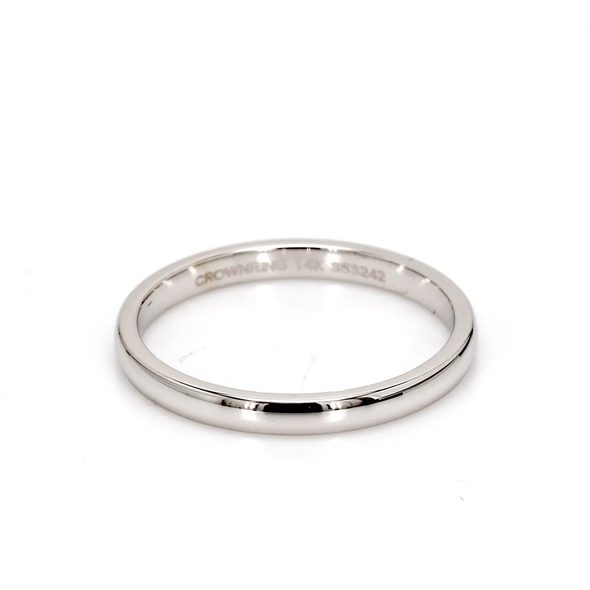 2mm 14k Gold Wedding Band