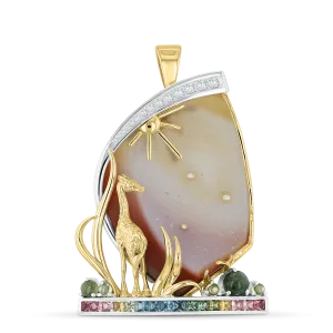 African Sunset Pendant