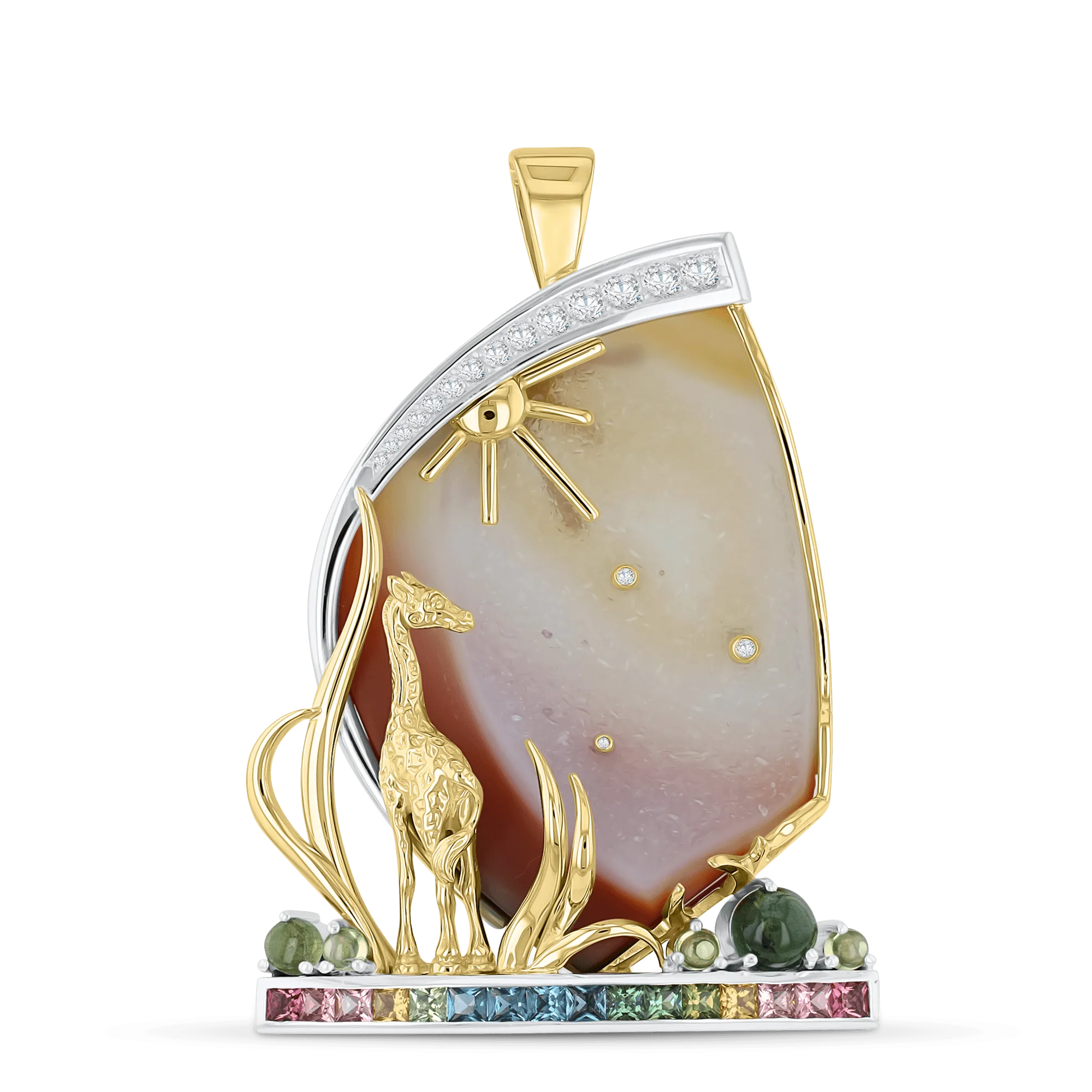 African Sunset Pendant