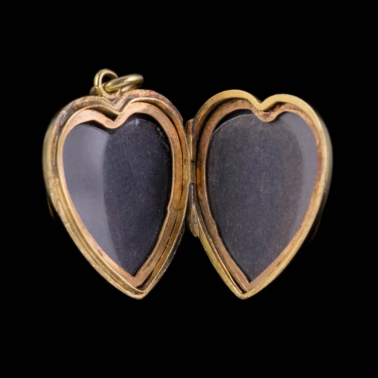 Antique Edwardian Suffragette Heart Locket 15Ct Gold Dated 1904