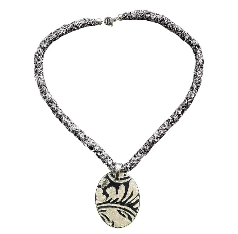 Antonella Piacenti Black Lava Choker 925 Silver