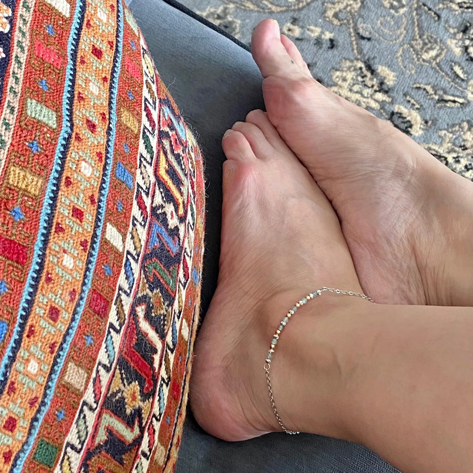 Aquamarine Anklet