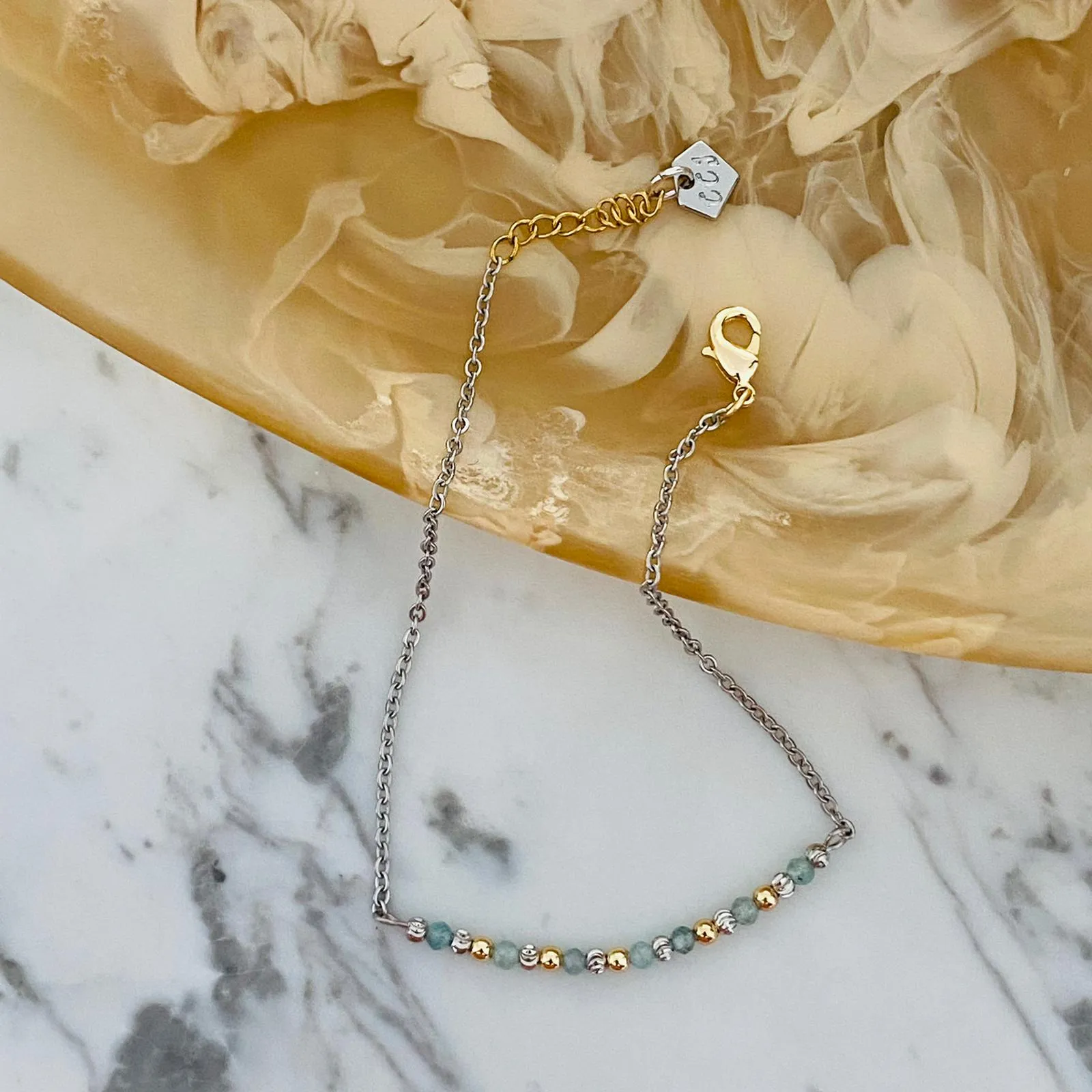 Aquamarine Anklet