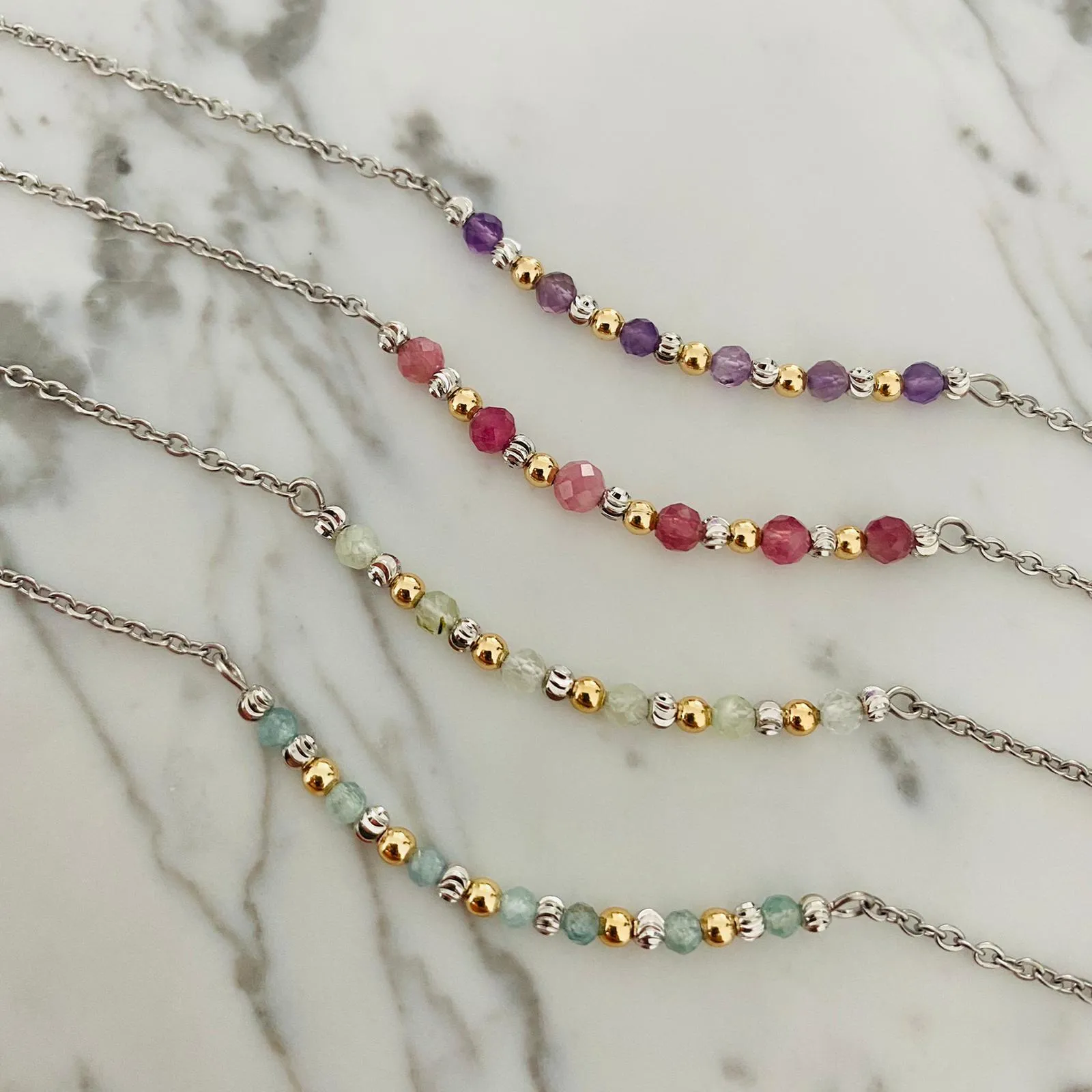 Aquamarine Anklet