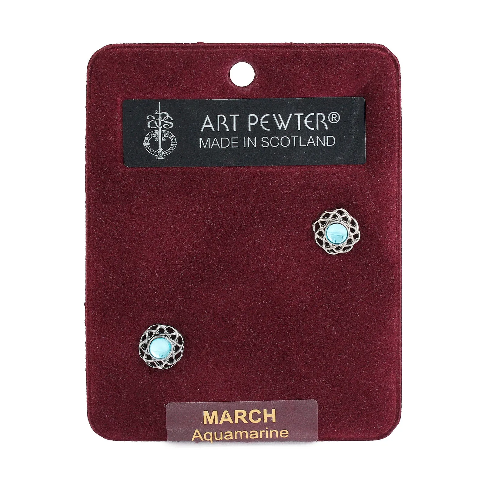 Art Pewter Earrings March