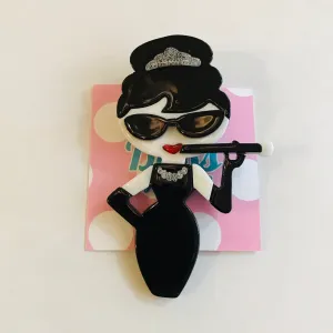 Audrey Acrylic Statement Brooch