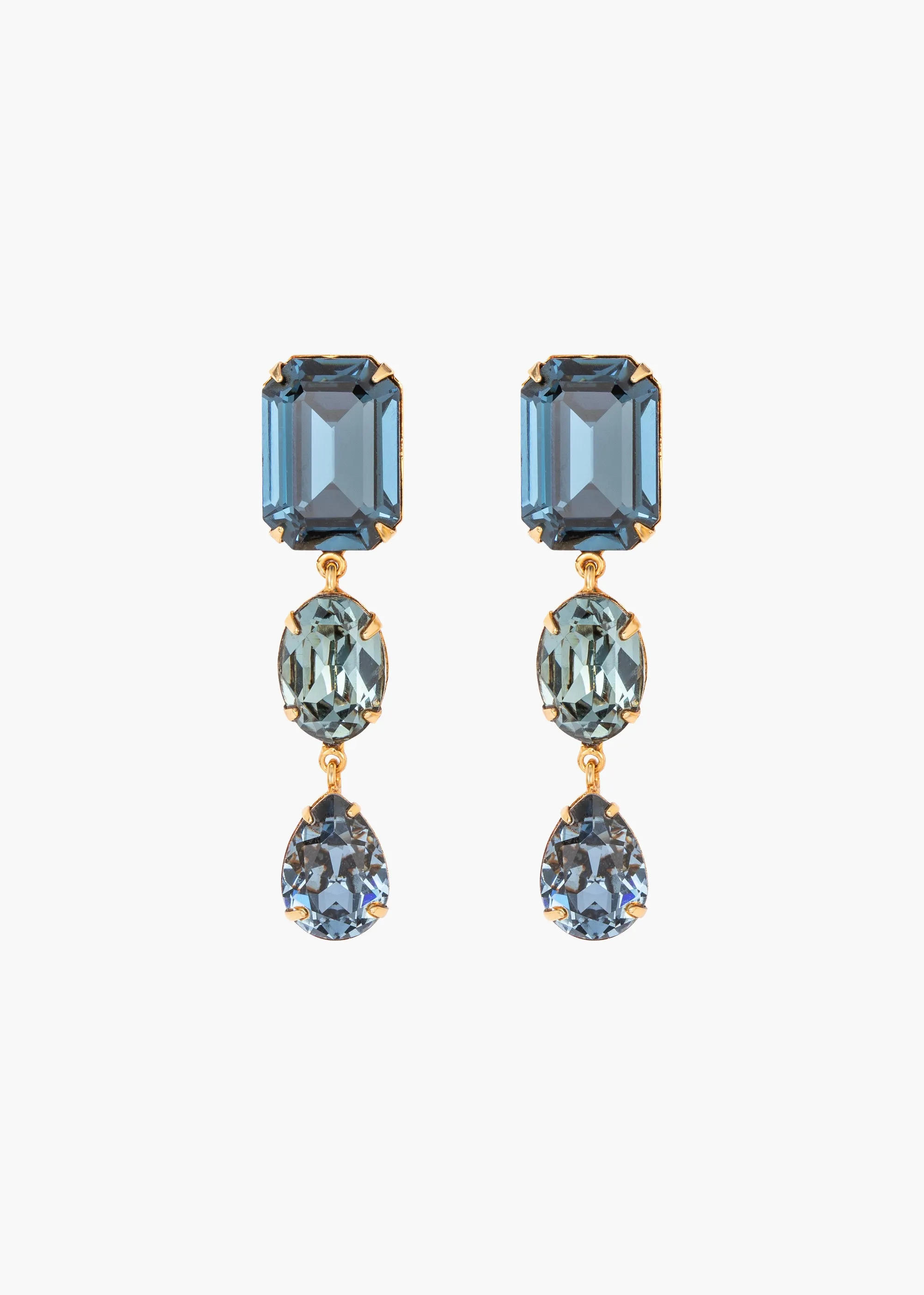Aviva Earrings -- Sapphire