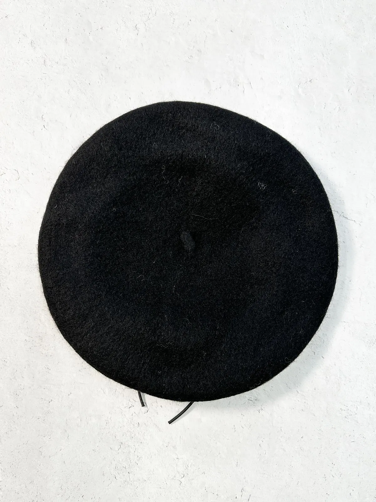 Beret with Pin, Silver