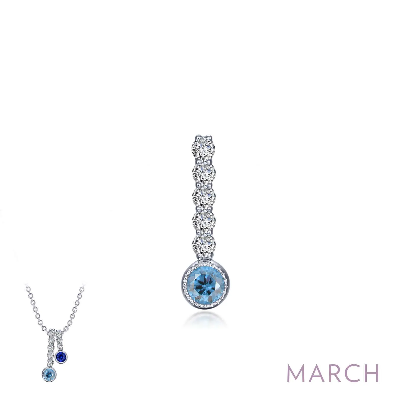 Birthstone Love Stoned Pendant