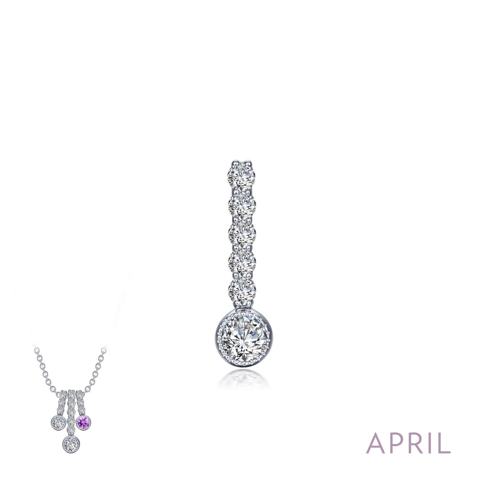 Birthstone Love Stoned Pendant