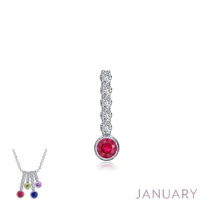 Birthstone Love Stoned Pendant