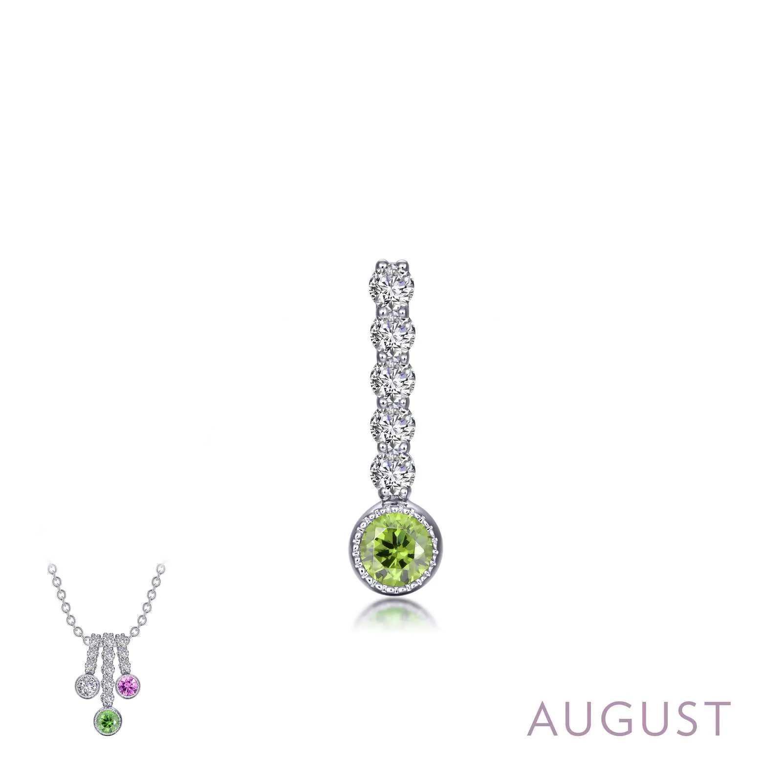 Birthstone Love Stoned Pendant