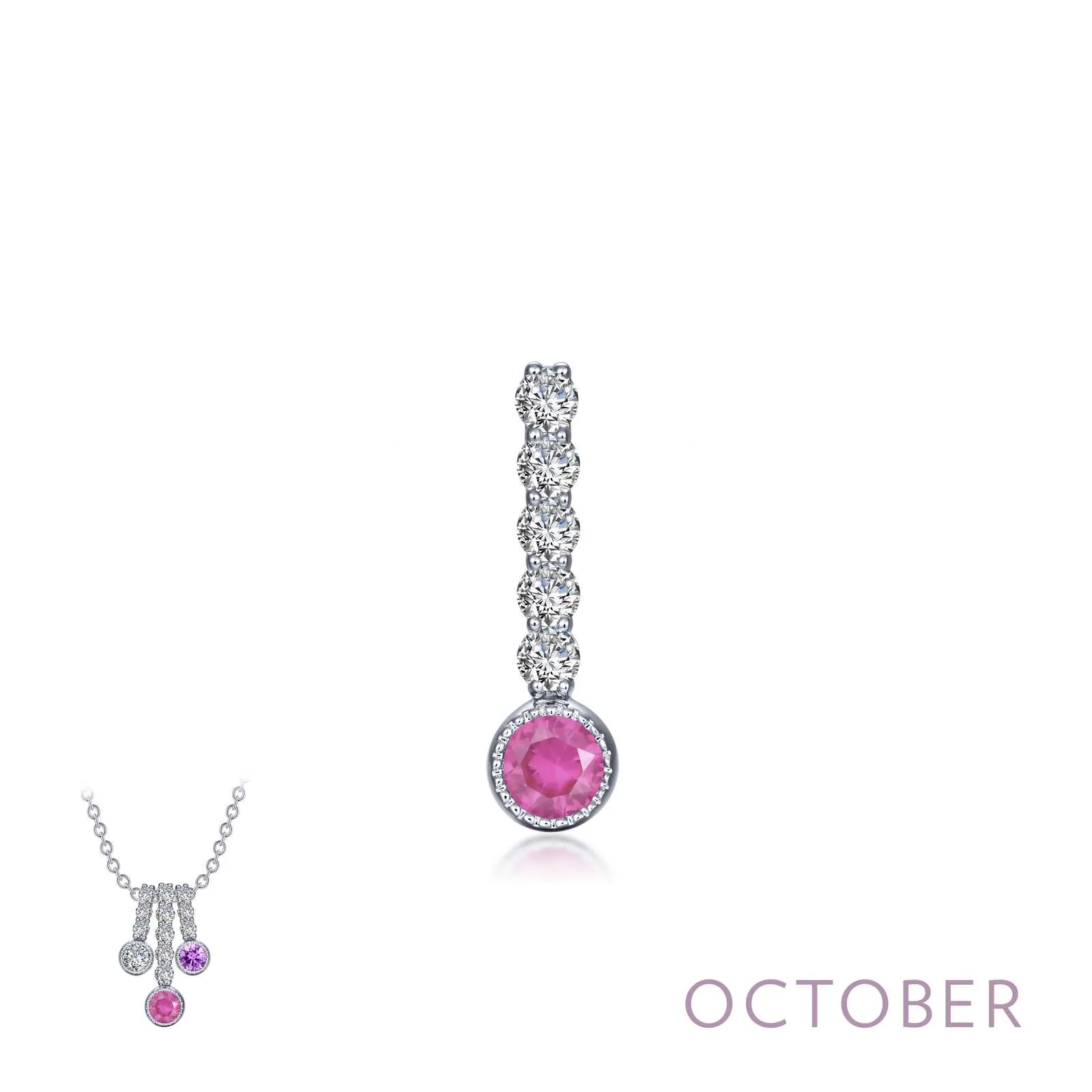 Birthstone Love Stoned Pendant