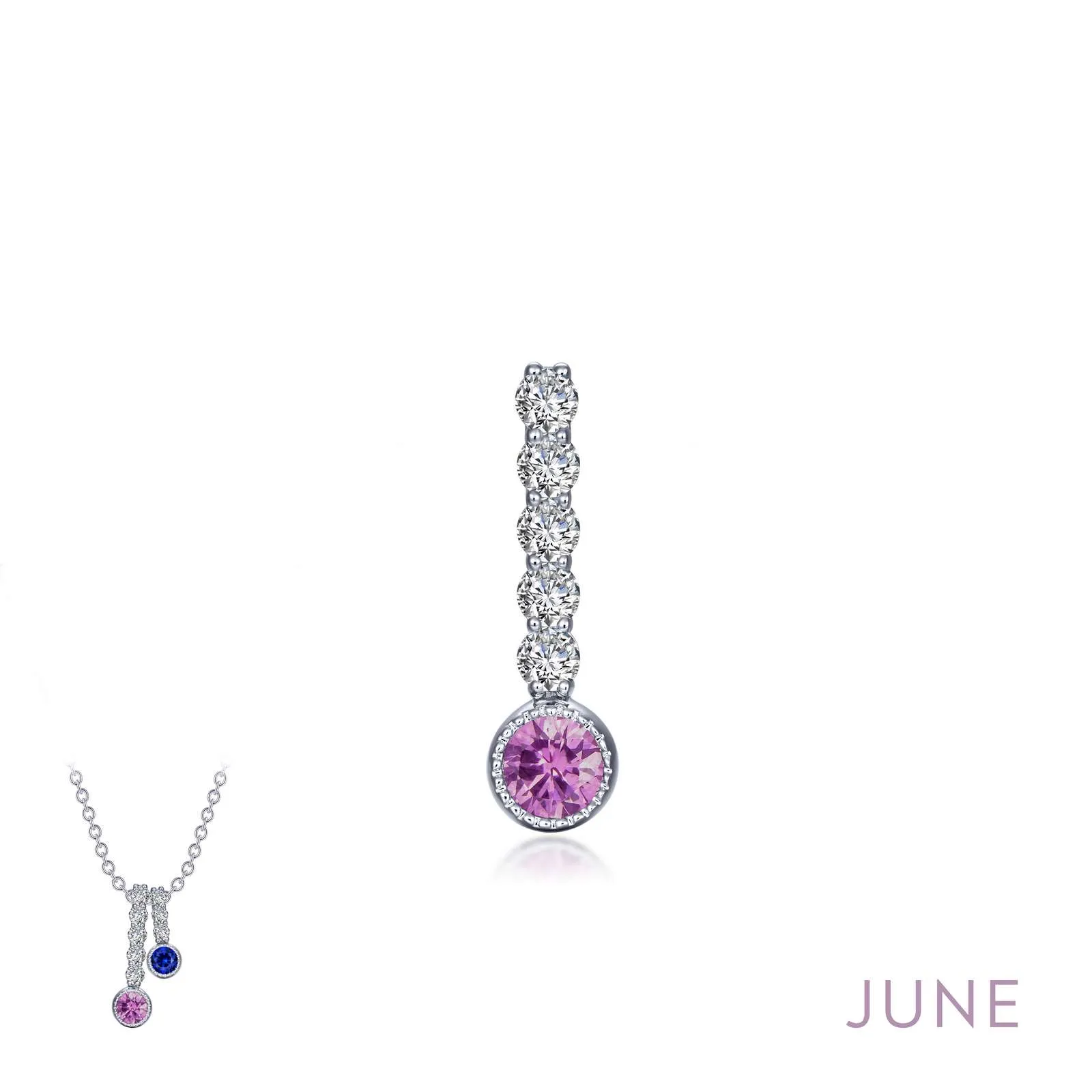 Birthstone Love Stoned Pendant