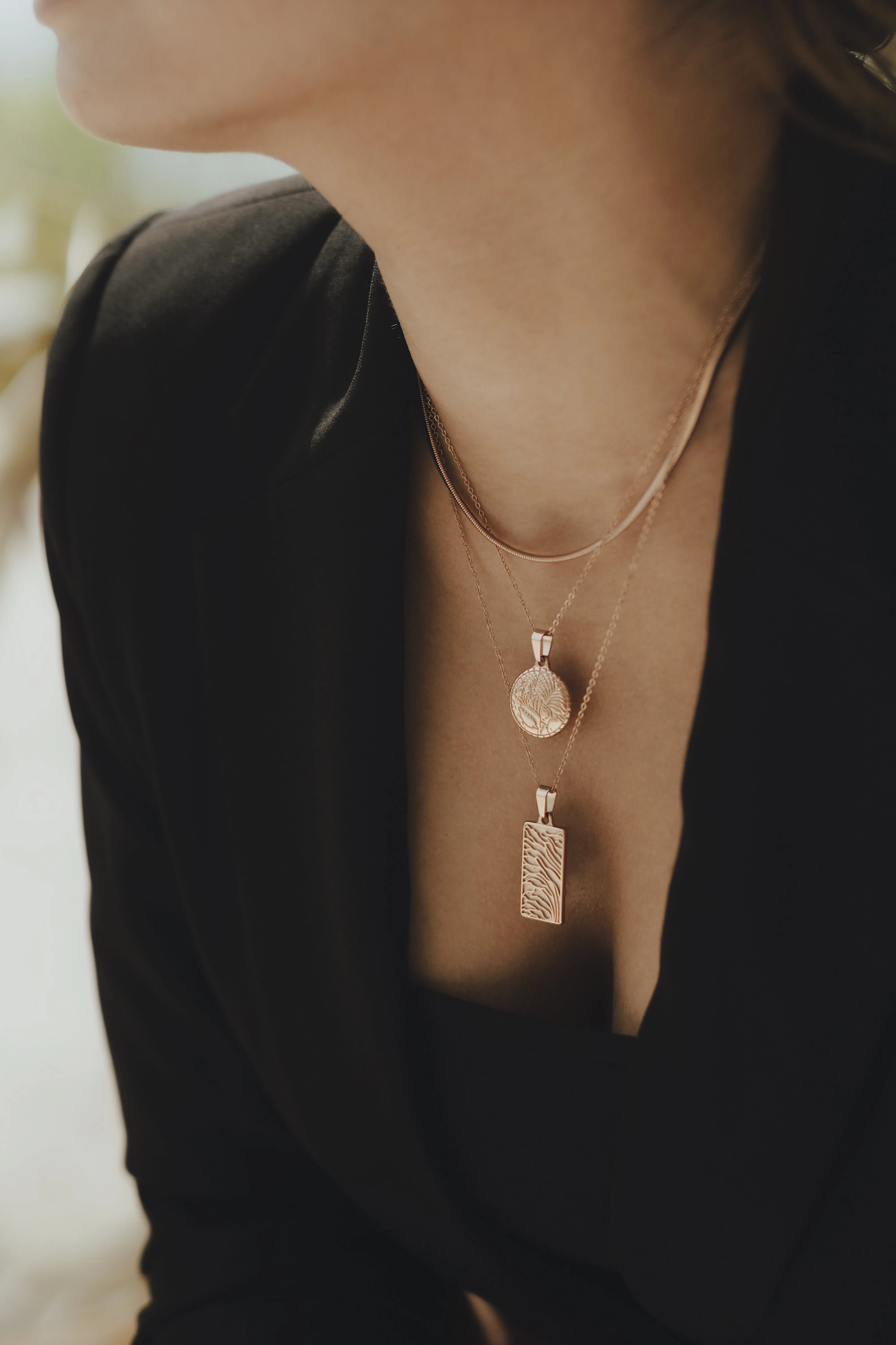 Black Coral Pendant