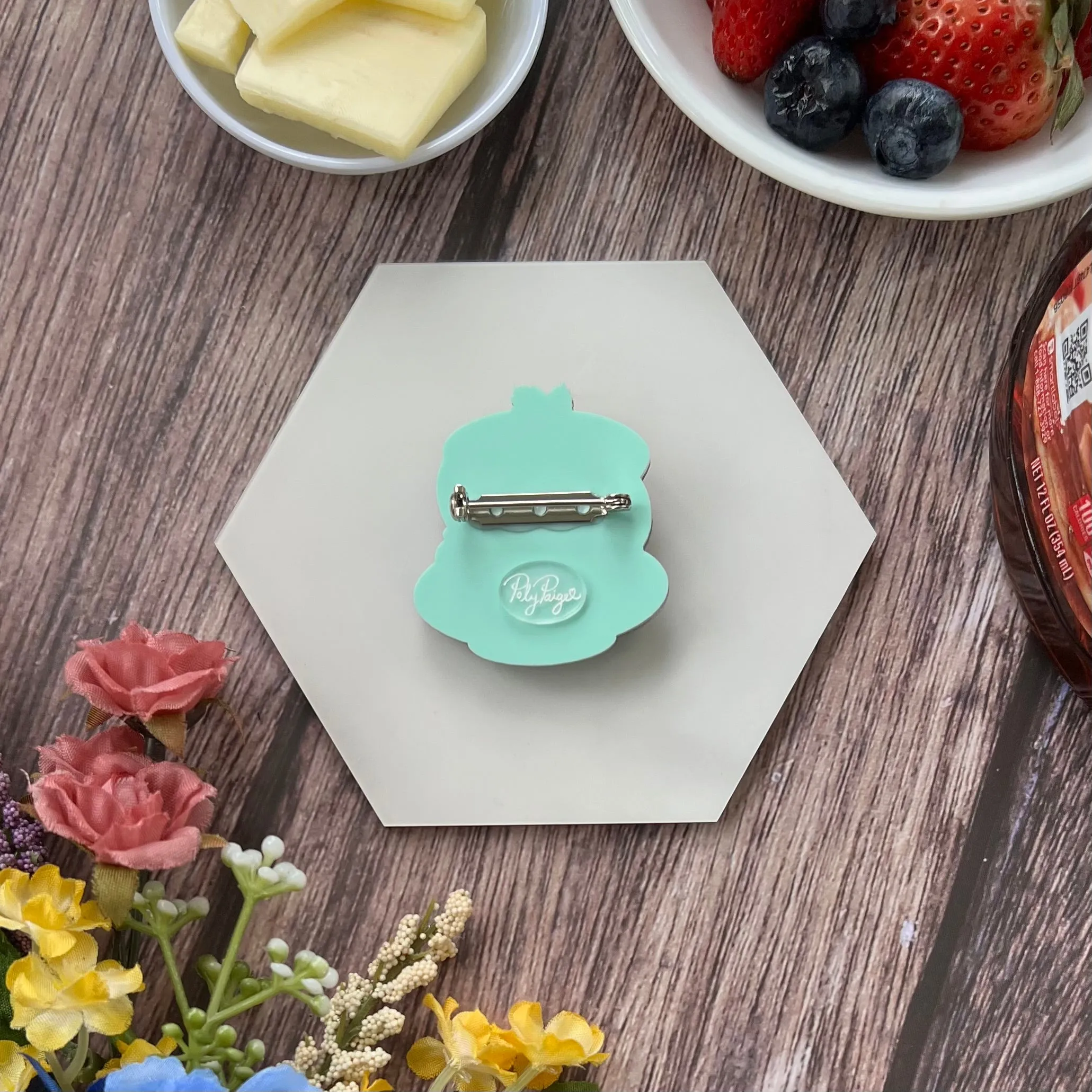 Blueberry Pancake Brooch