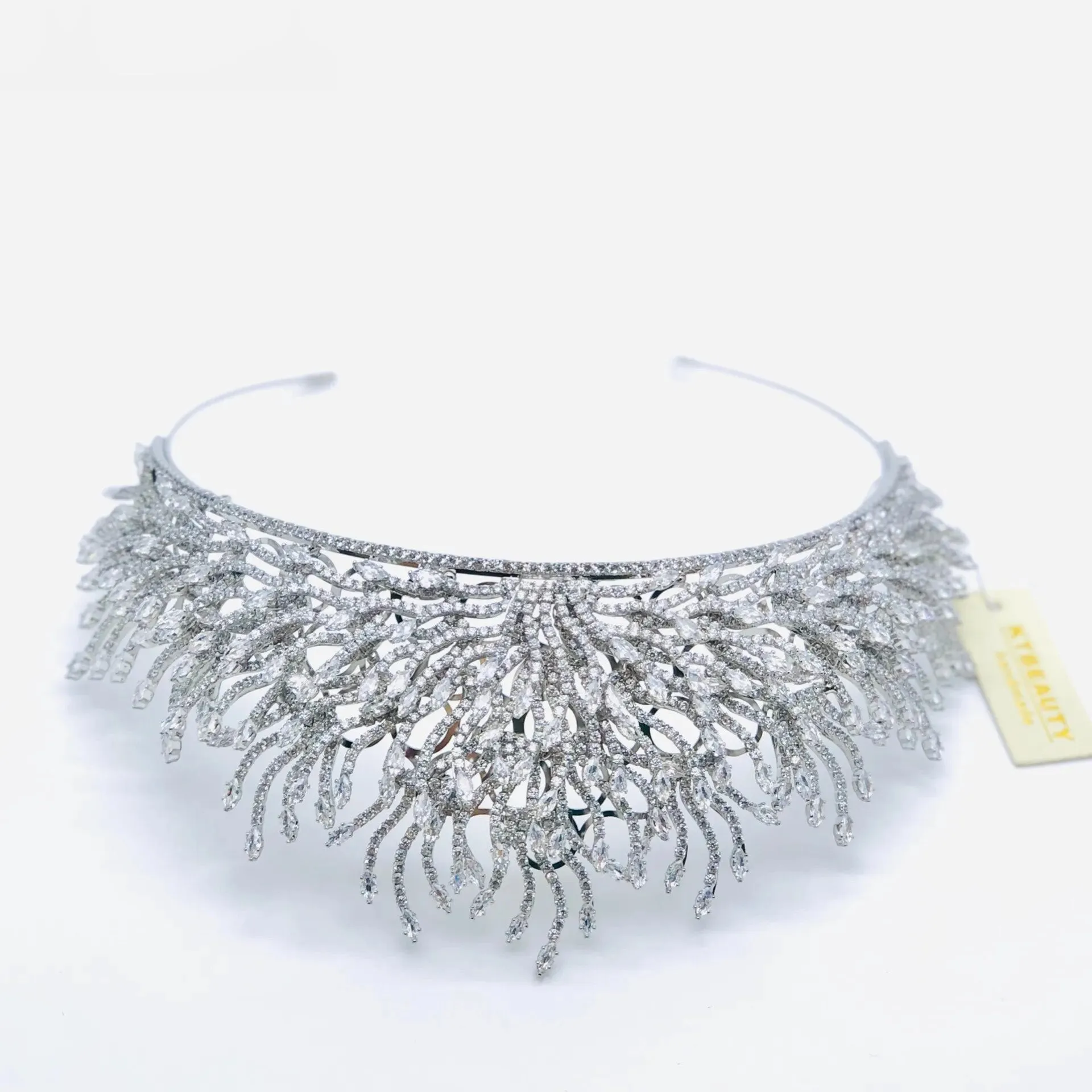 Bridal 3D Crown Tiaras Party Ball Fashion