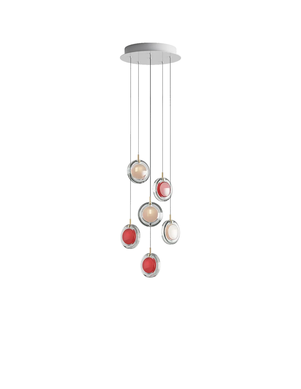 Chandeliers lens 6 pcs