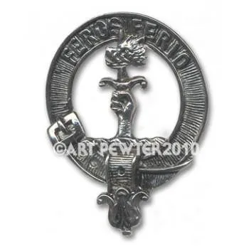 Chisholm Clan Crest Brooch