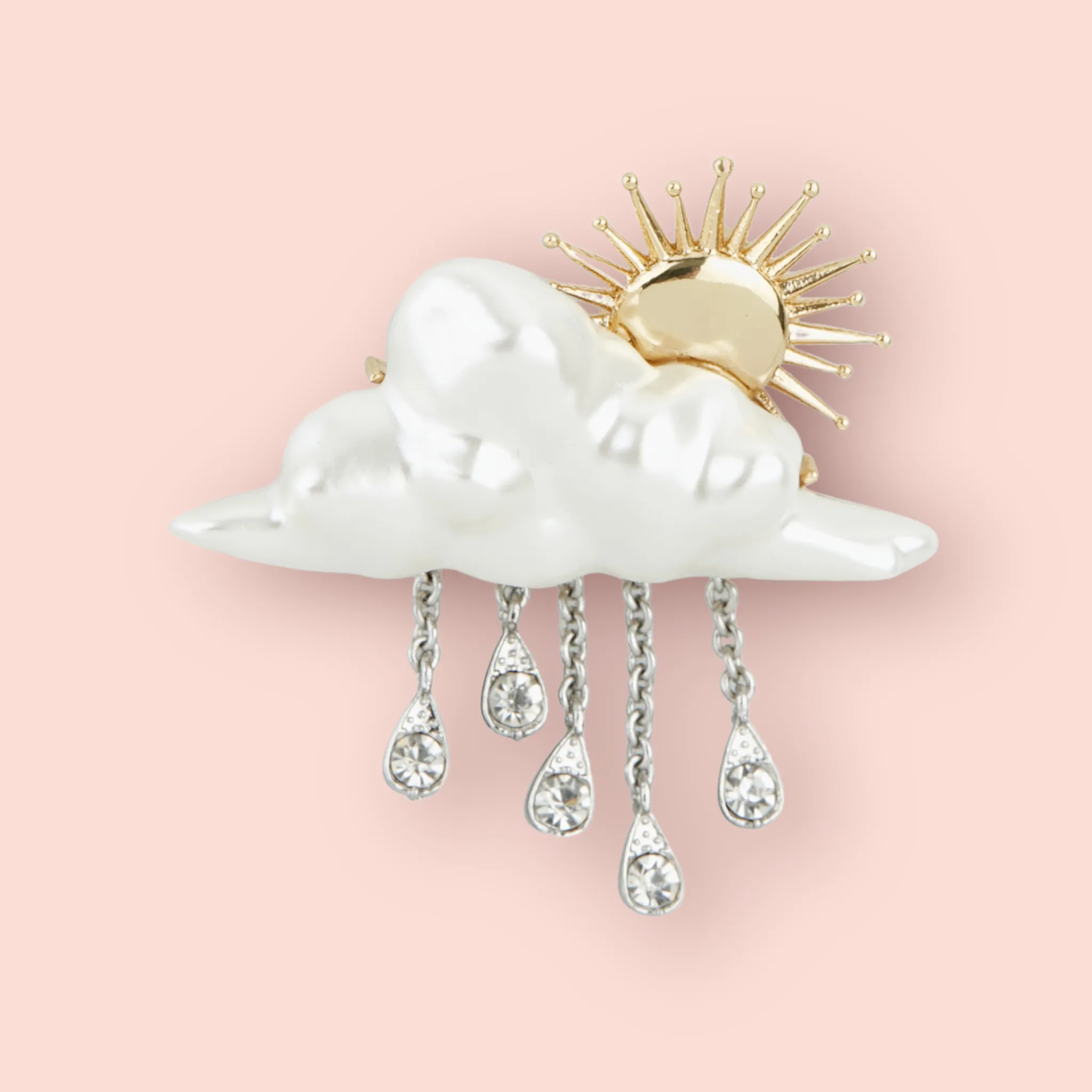 Cloud Drop brooch by Bill Skinner
