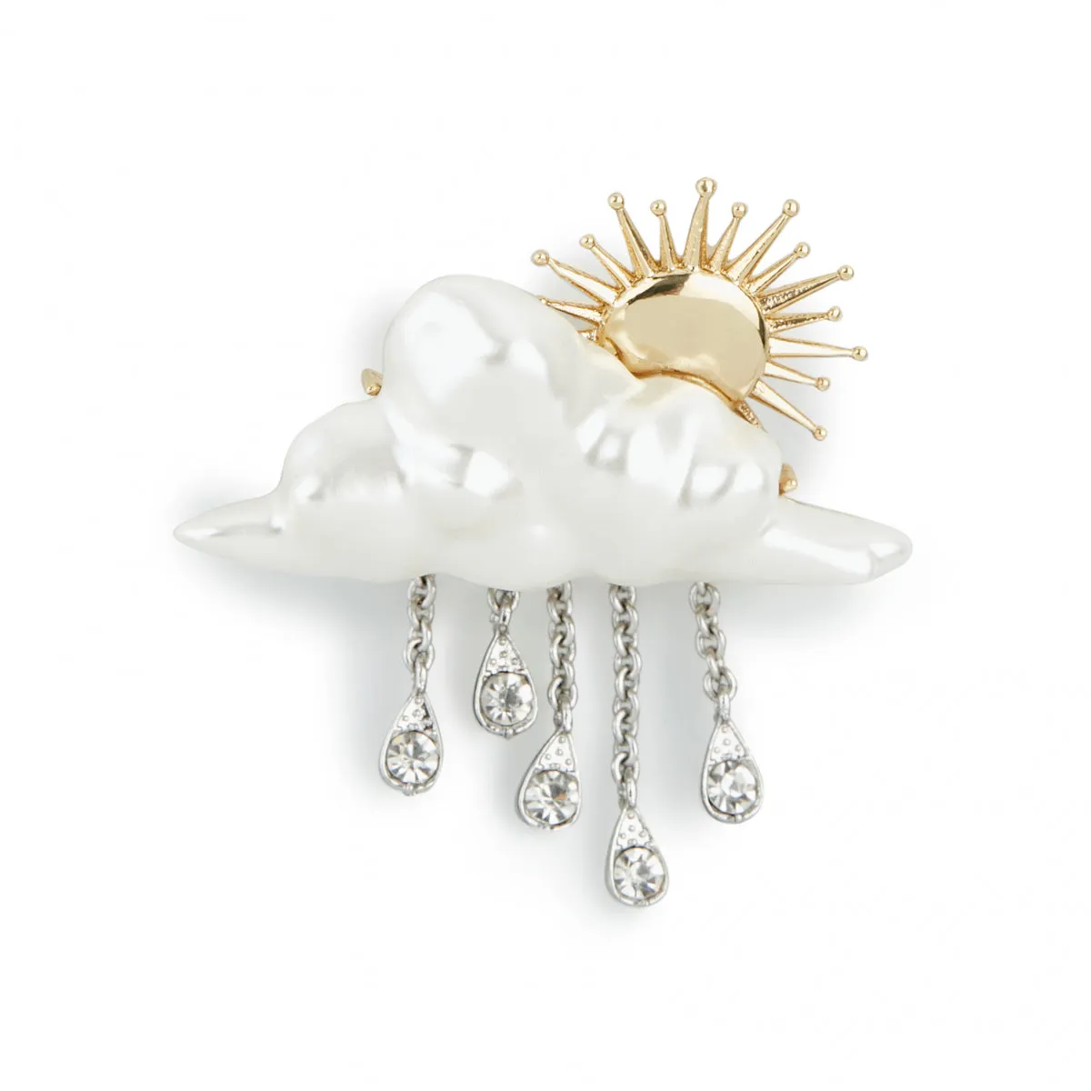 Cloud Drop brooch by Bill Skinner