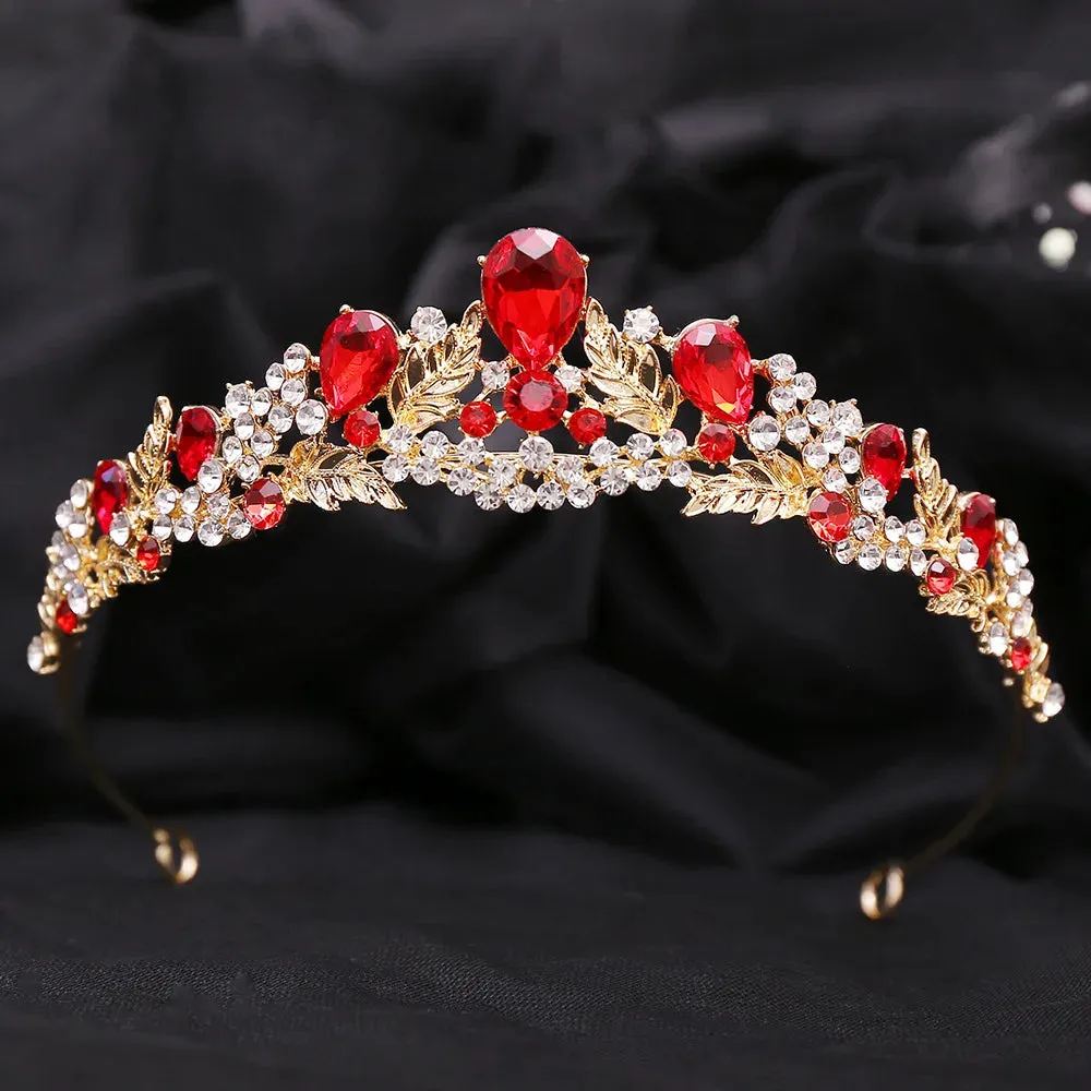 Crystal Bridal Tiaras Crowns Luxury Rhinestone Tiara For Women