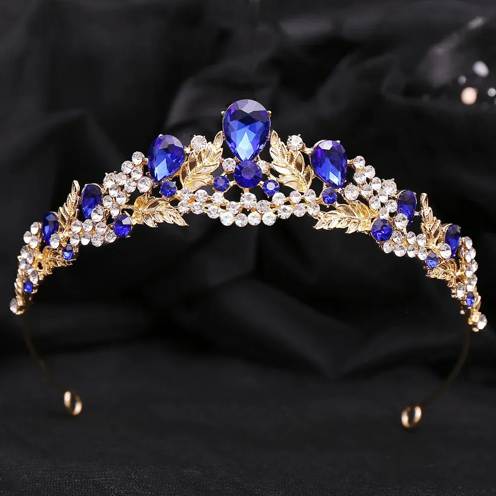 Crystal Bridal Tiaras Crowns Luxury Rhinestone Tiara For Women