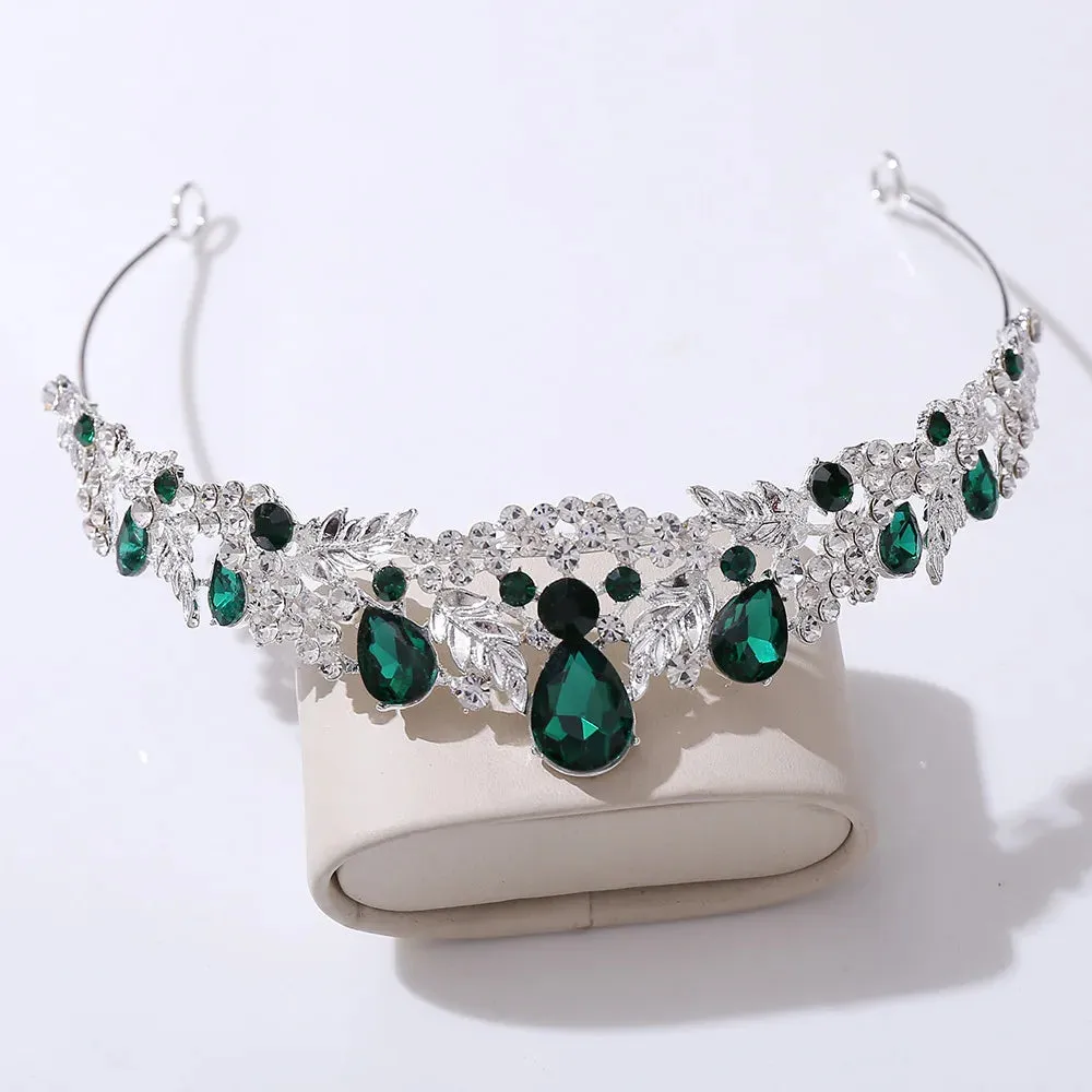 Crystal Bridal Tiaras Crowns Luxury Rhinestone Tiara For Women