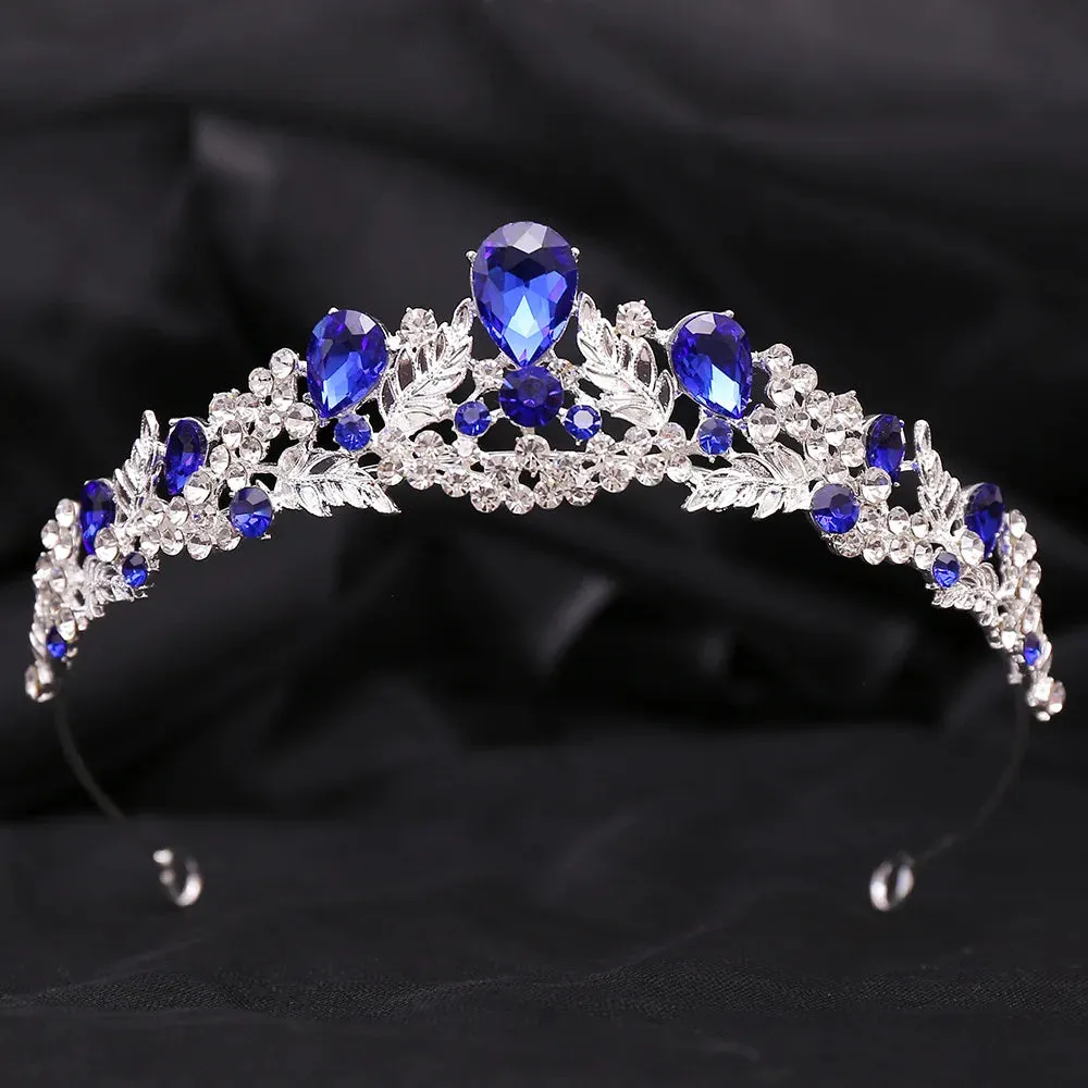 Crystal Bridal Tiaras Crowns Luxury Rhinestone Tiara For Women
