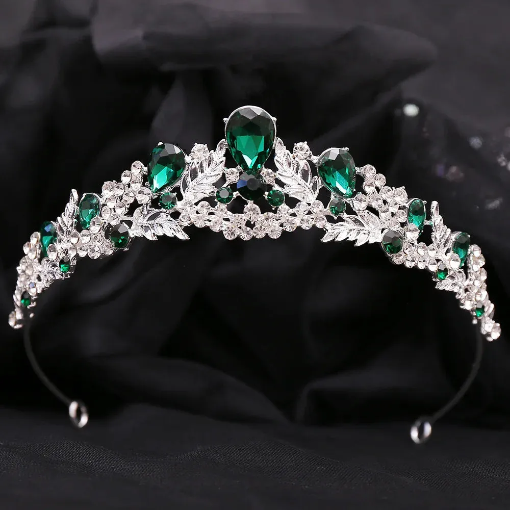 Crystal Bridal Tiaras Crowns Luxury Rhinestone Tiara For Women