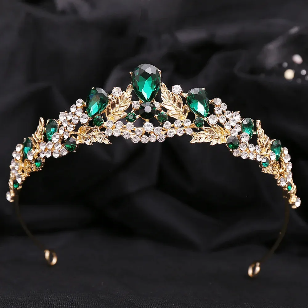 Crystal Bridal Tiaras Crowns Luxury Rhinestone Tiara For Women