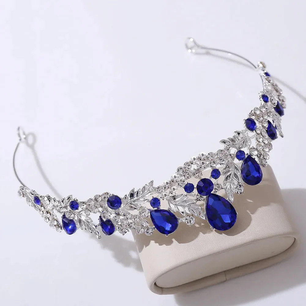 Crystal Bridal Tiaras Crowns Luxury Rhinestone Tiara For Women