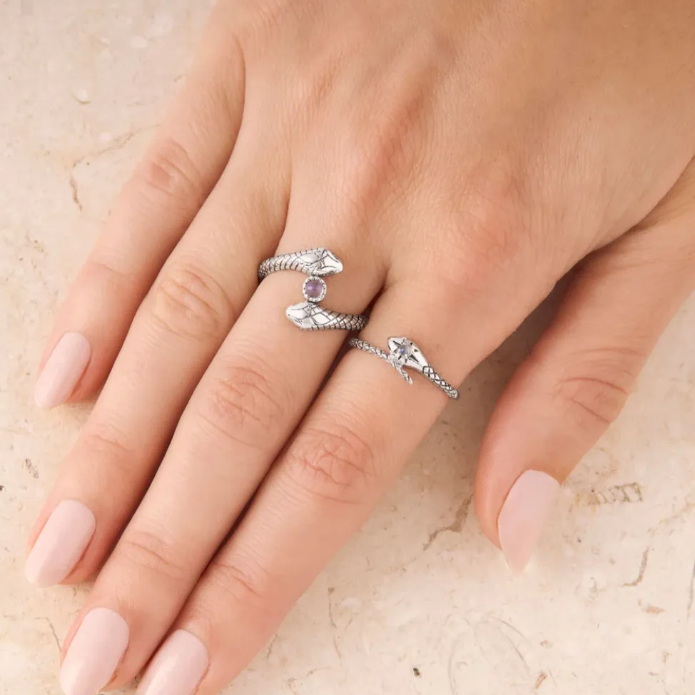 Divine Serpent Moonstone Ring (S6) - MidSummer Star