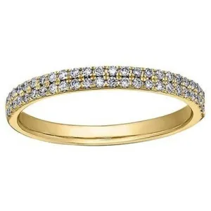 Double Row Brilliant Cut Diamonds .25ct