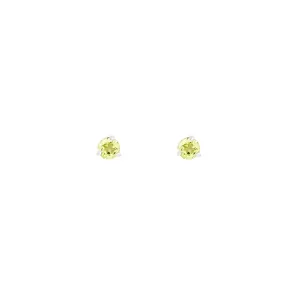 Element Studs | Silver & Peridot