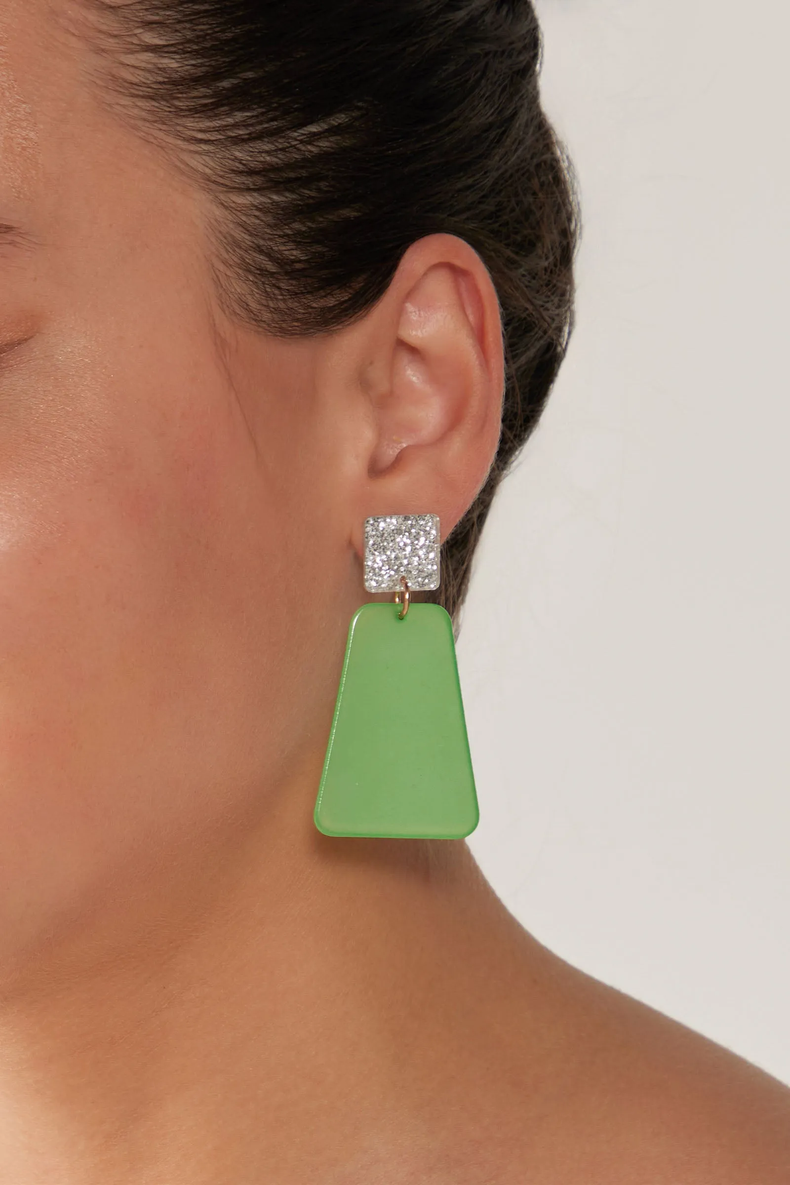 Elysian Sparkle Earring - Emerald
