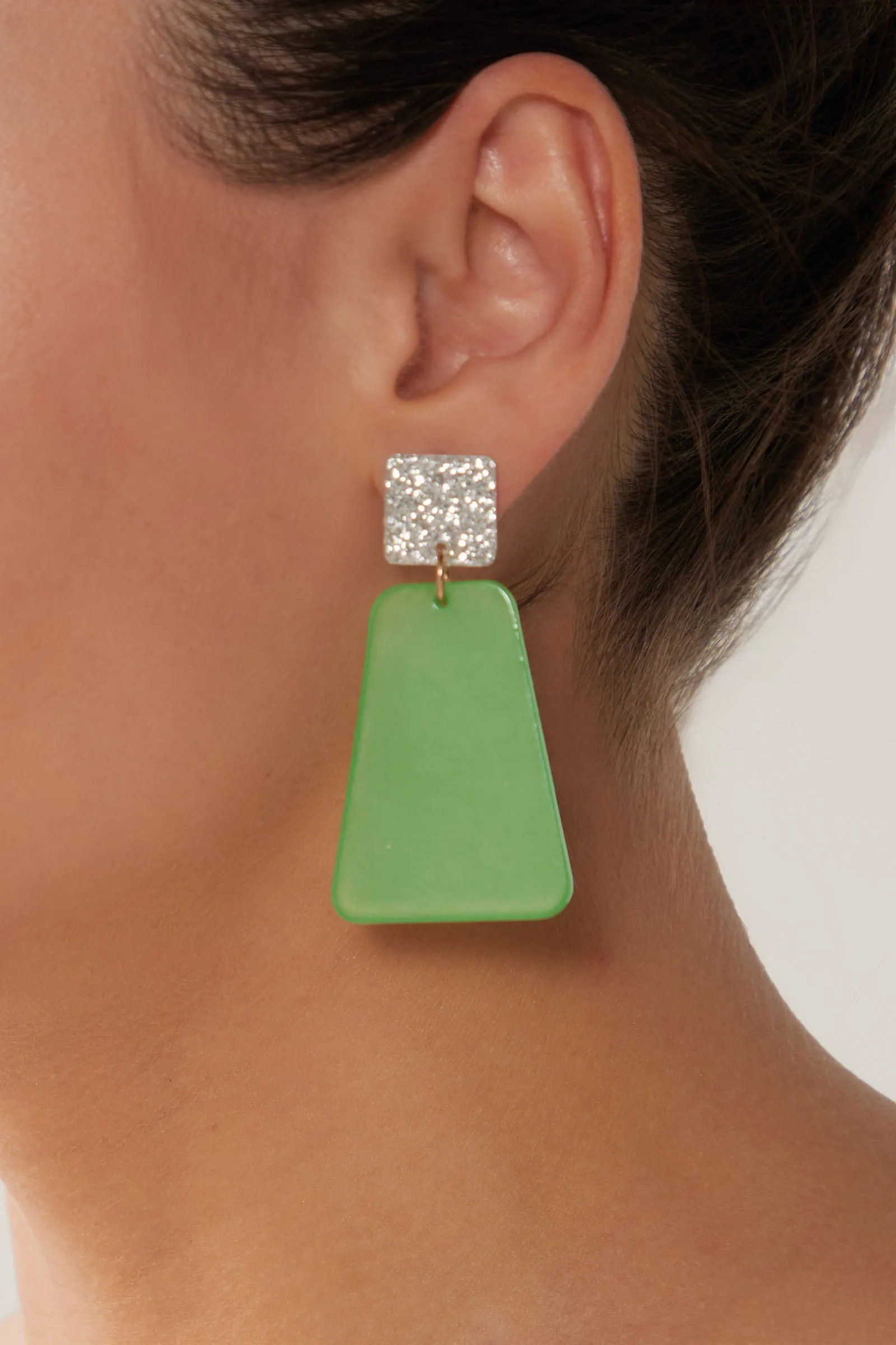 Elysian Sparkle Earring - Emerald