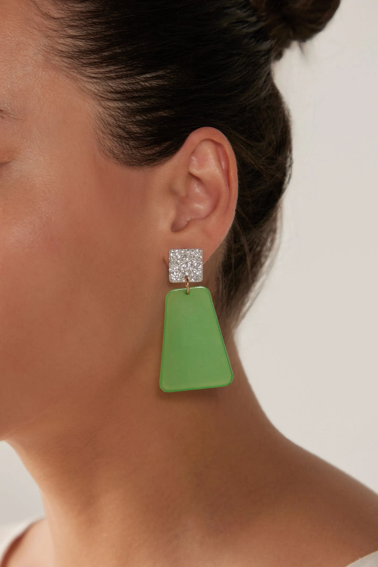 Elysian Sparkle Earring - Emerald