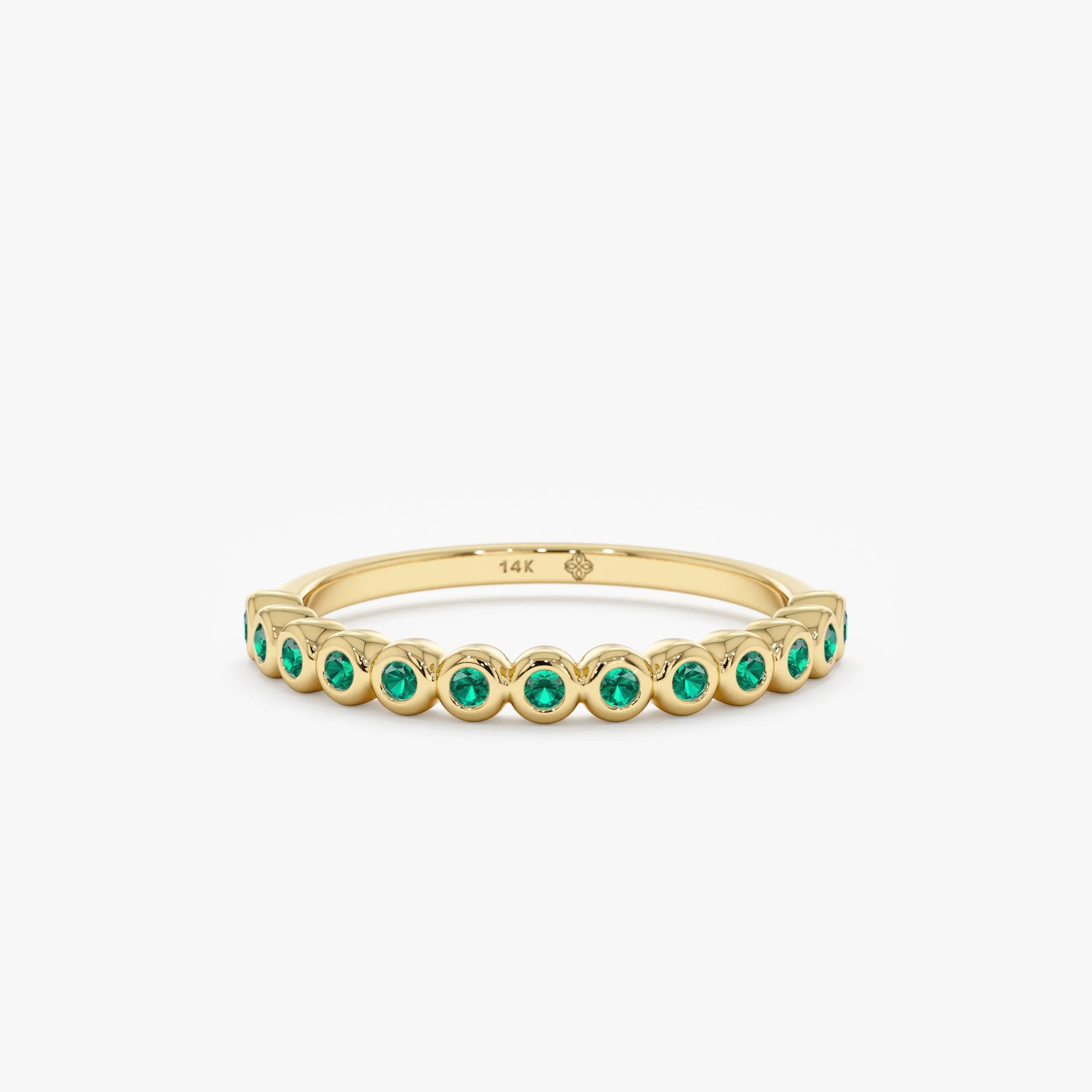 Emerald Half Eternity Ring, Arleth