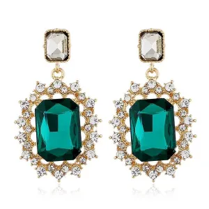 Emerald Sparkle Earrings