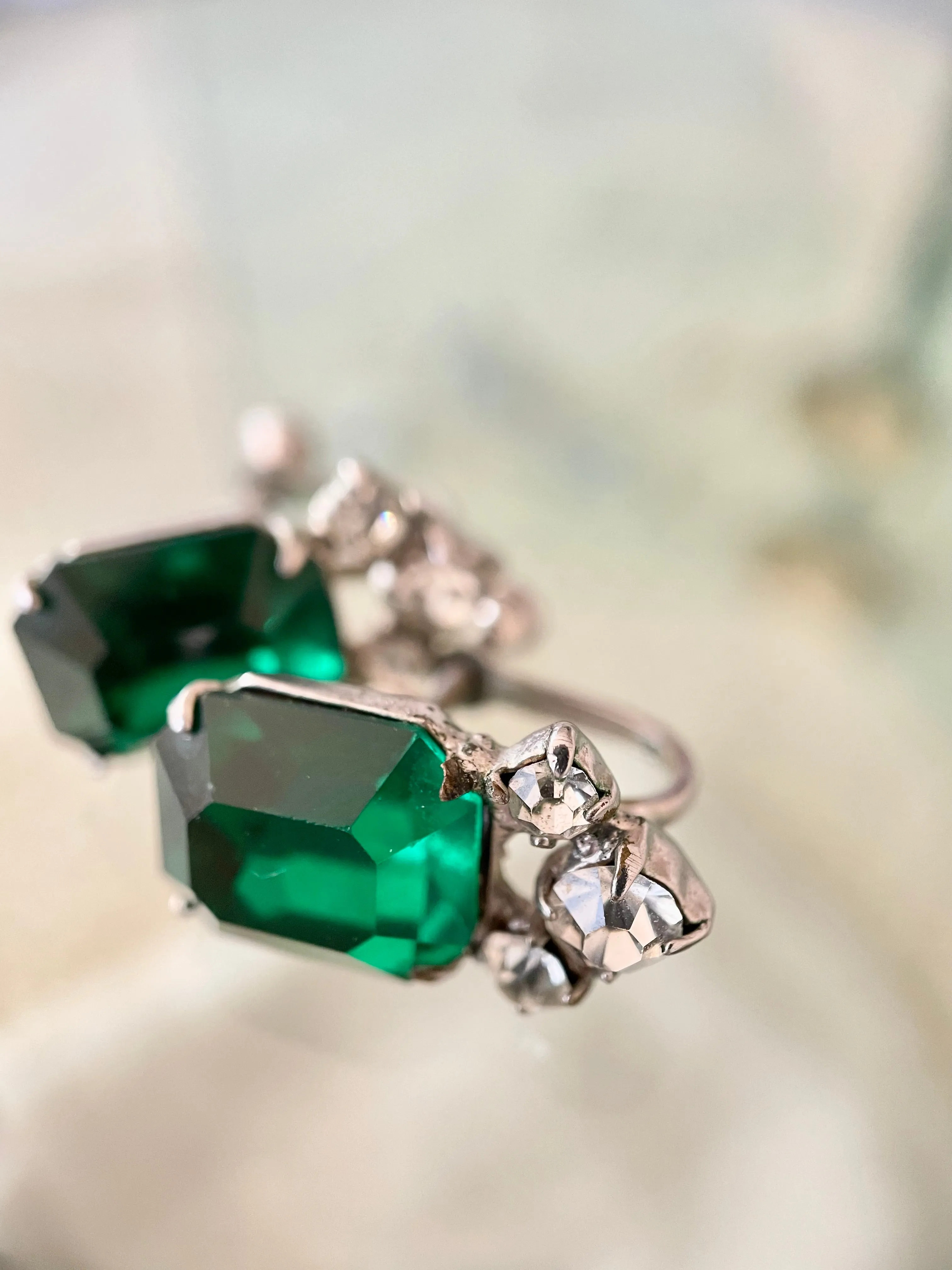Esmeraude 1950s Earrings