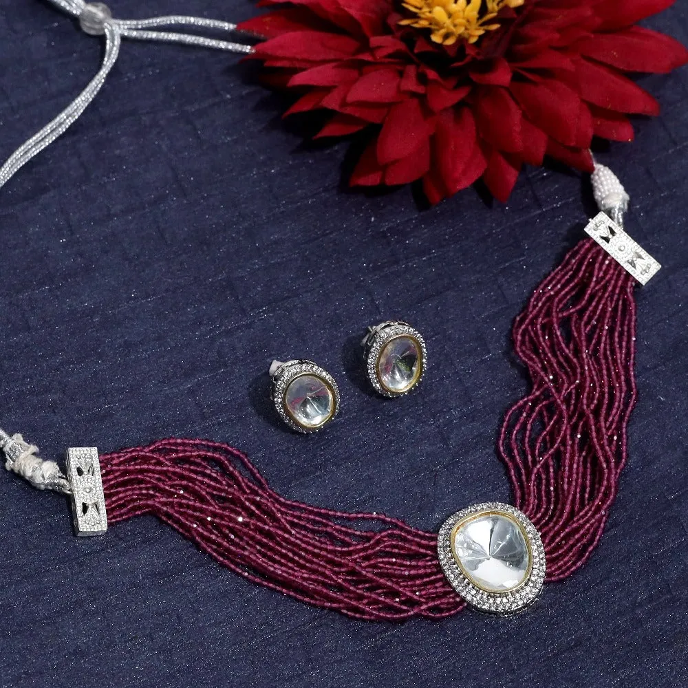 Haven Choker Necklace Set With Dori