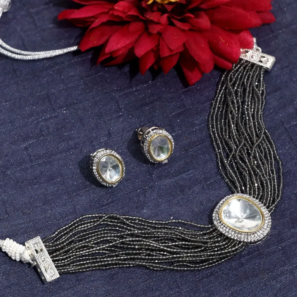 Haven Choker Necklace Set With Dori