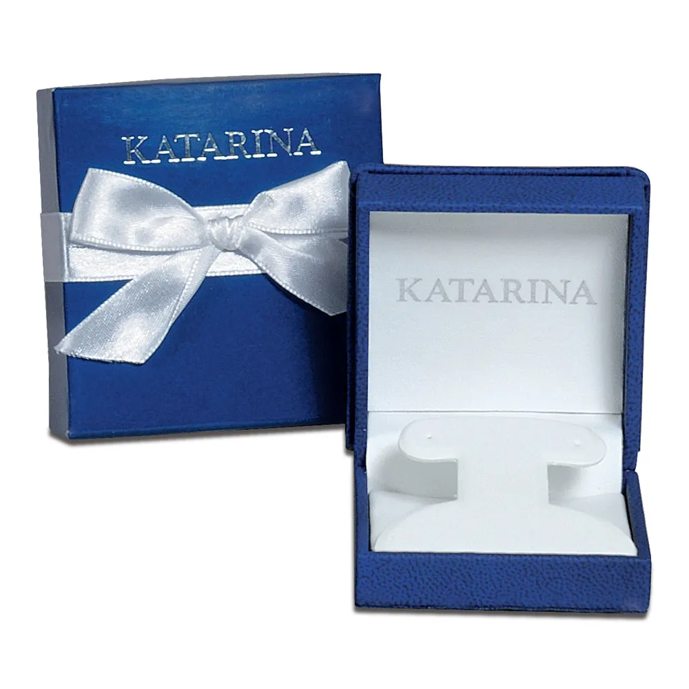 KATARINA 1/5 cttw Diamond Teardrop Earrings