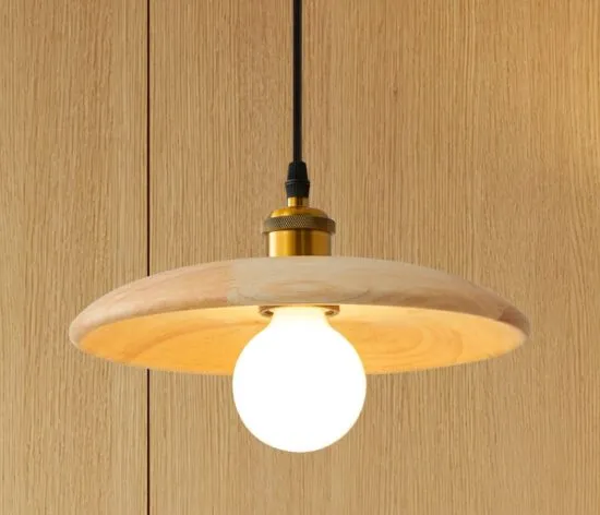 Kipsteeno Wood Shade Pendant Lamp