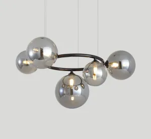 LED Metal Glass Bubble Pendant Light